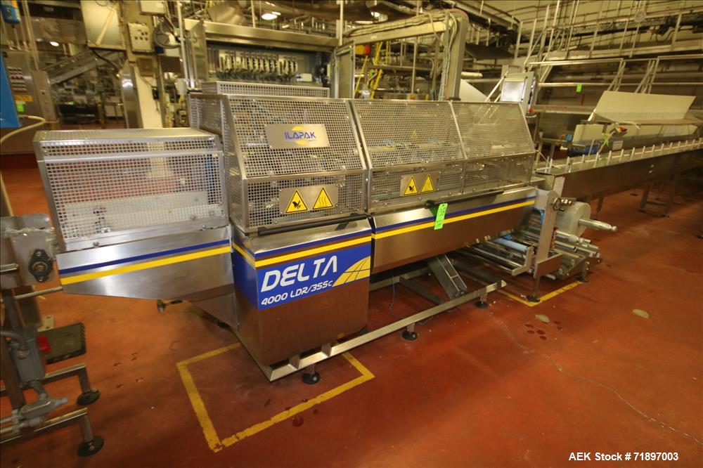 Used Ilapak Delta 4000 LDR-3SSC Horizontal Flow Wrapper