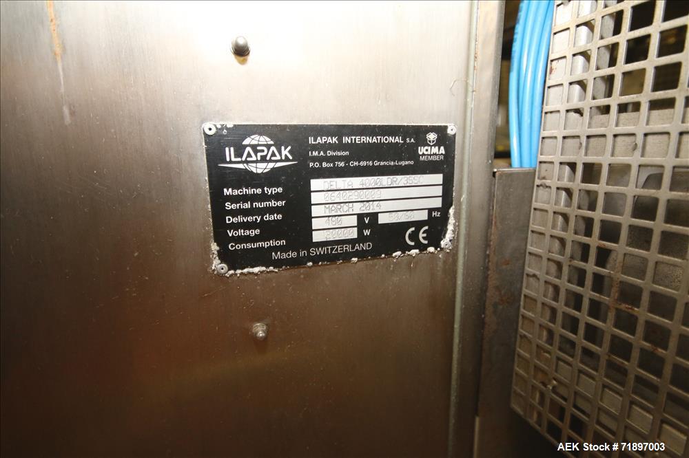 Used- Ilapak Delta 4000 LDR-3SSC Horizontal Flow Wrapper