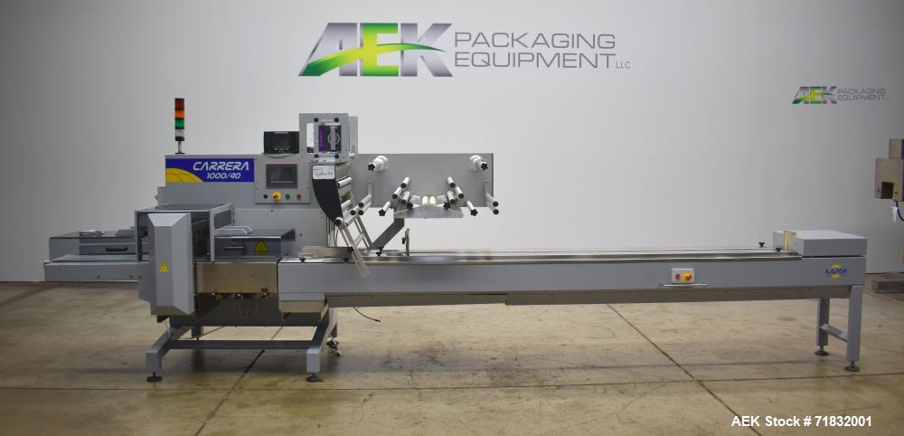 Used Ilapak Model Carrera 1000/40 Automatic Horizontal Flow Wrapper