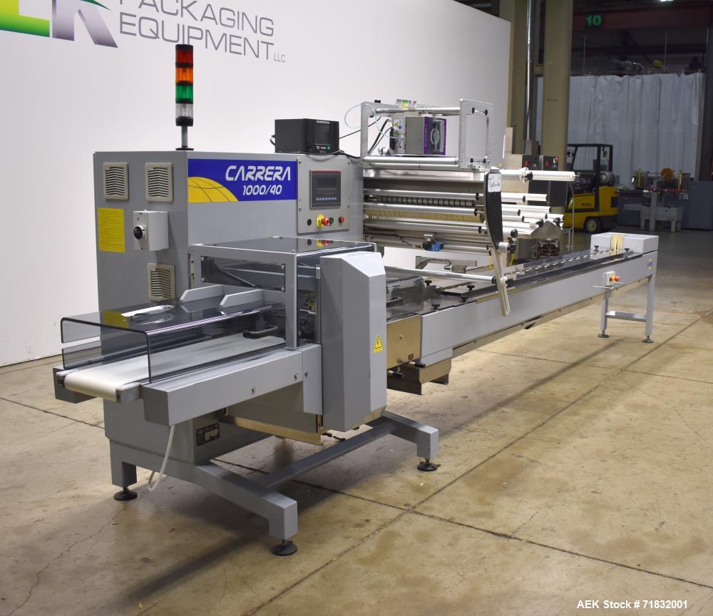 Used Ilapak Model Carrera 1000/40 Automatic Horizontal Flow Wrapper