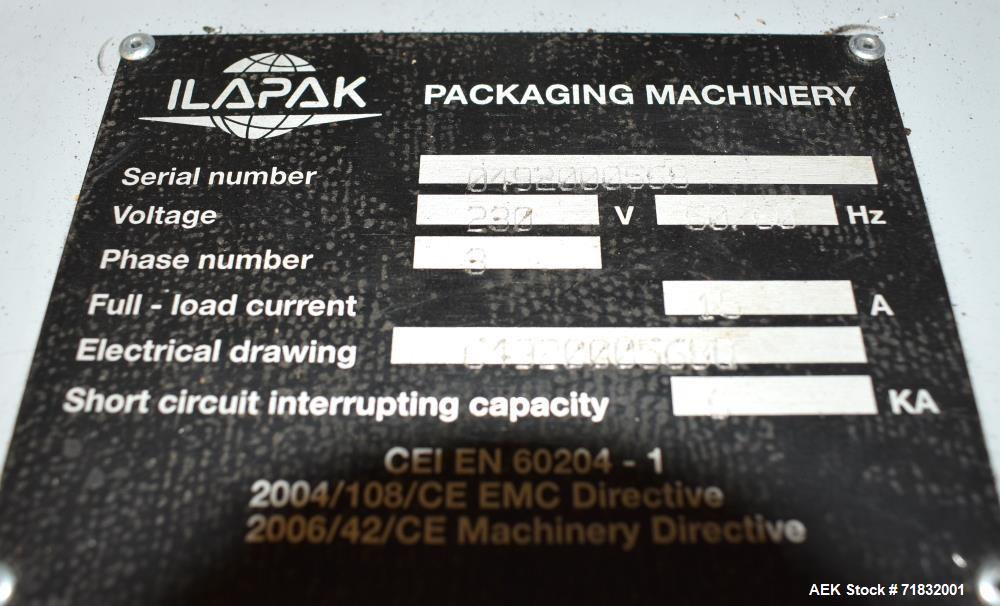 Used Ilapak Model Carrera 1000/40 Automatic Horizontal Flow Wrapper