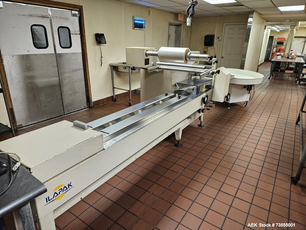 Used Ilapak Carrera 500M Automatic Horizontal Flow Wrapper – 20–100 PPM, 10" Seal Jaw