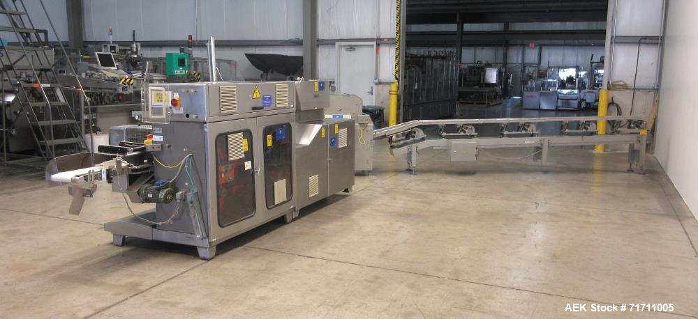 Used Record Model Jaguar On-Edge Horizontal Cracker/Cookie Flow Wrapper