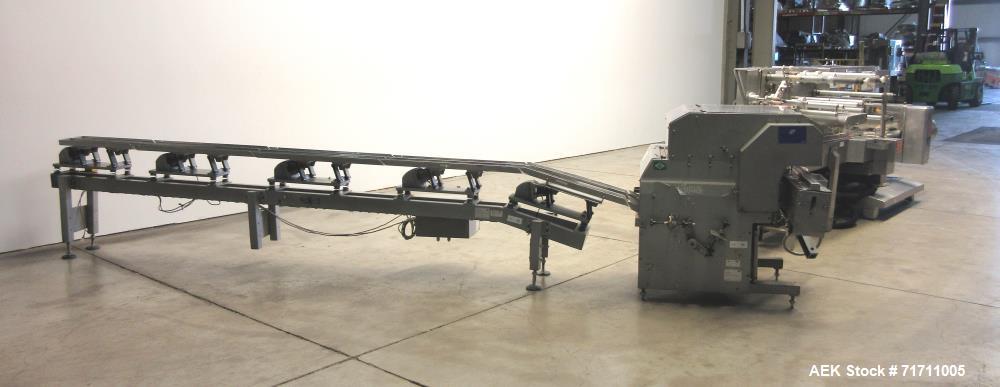 Used Record Model Jaguar On-Edge Horizontal Cracker/Cookie Flow Wrapper