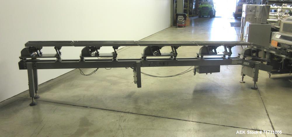 Used Record Model Jaguar On-Edge Horizontal Cracker/Cookie Flow Wrapper
