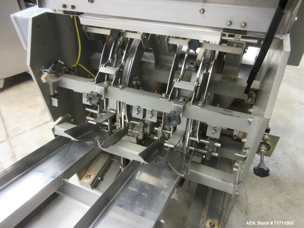 Used Record Model Jaguar On-Edge Horizontal Cracker/Cookie Flow Wrapper
