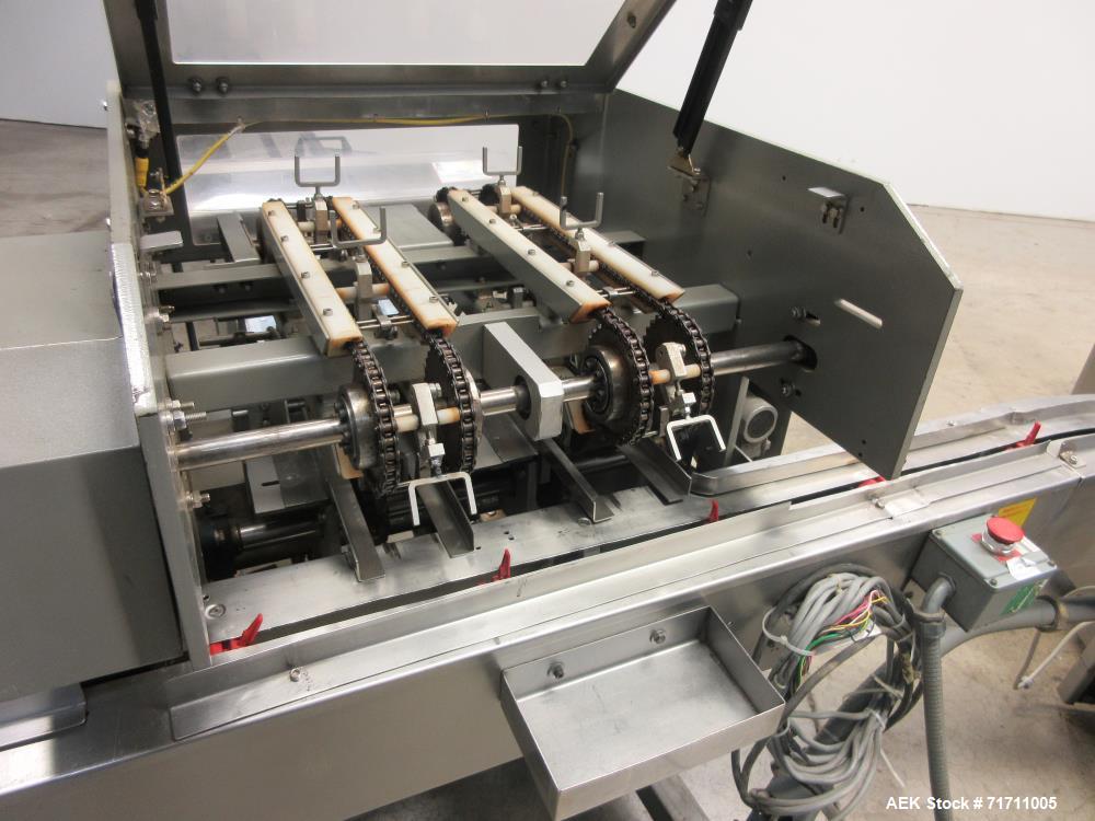 Used Record Model Jaguar On-Edge Horizontal Cracker/Cookie Flow Wrapper