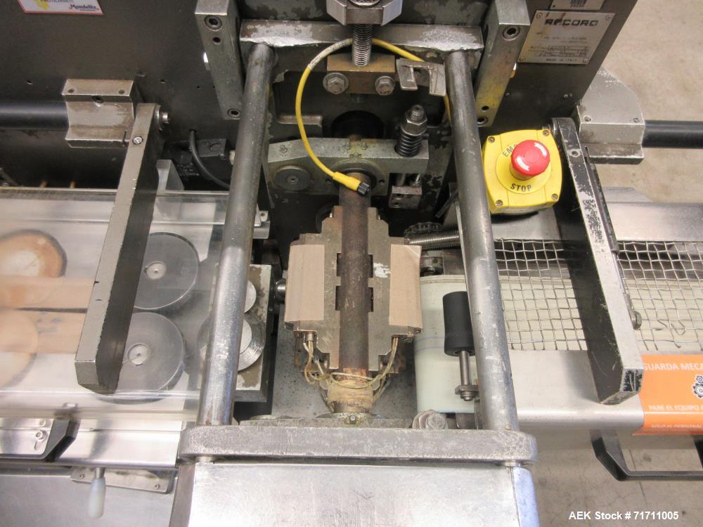 Used Record Model Jaguar On-Edge Horizontal Cracker/Cookie Flow Wrapper