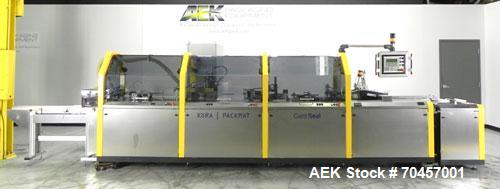 Used- Kora Packmat High Speed Card Wrapping and Security Sealing Machine