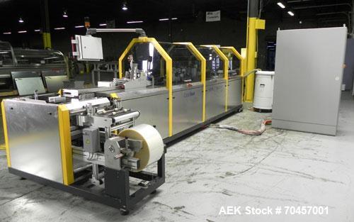 Used Kora Packmat High Speed Card Wrapping and Security Sealing Machine