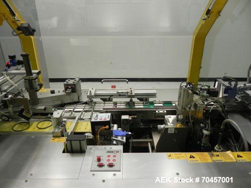 Used Kora Packmat High Speed Card Wrapping and Security Sealing Machine