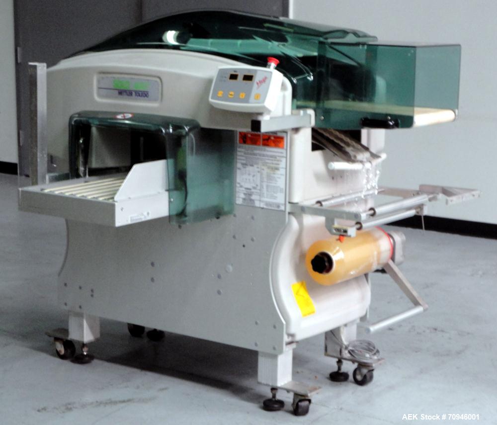 Used Exact Equipment Solo Max Automatic Stretch Wrapping Machine. Capable of speeds up to 30 ppm. Tray size from 7.1"L to 15.8"L, 5.1"W to 10.3"W, and 0.8" H to 5.5"H (Minimum to Maximum). Temperatur...