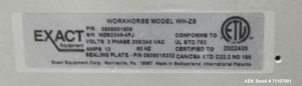 Used Mettler Toledo Exact Workhorse Model WH-ZS Automatic Tray Wrapper