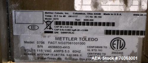 Used Mettler Toledo Exact Workhorse Model WH-XR Automatic Tray Wrapper
