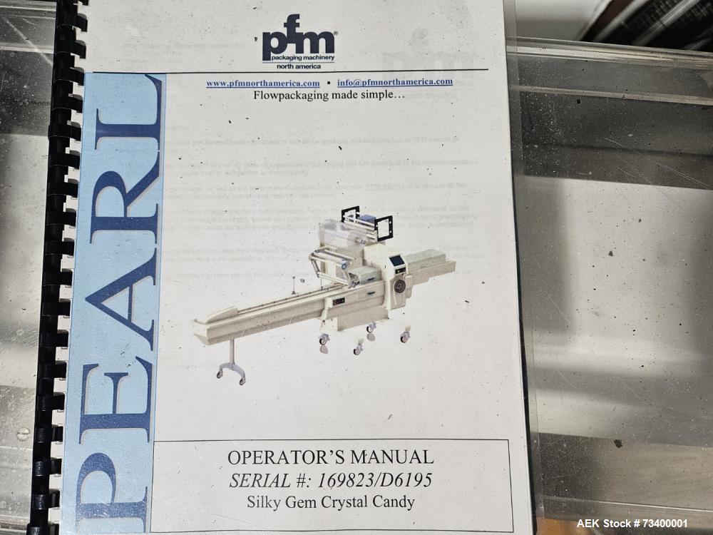 Used PFM Pearl Horizontal Flow Wrapper – 160 PPM, VideoJet Ink Jet Coder