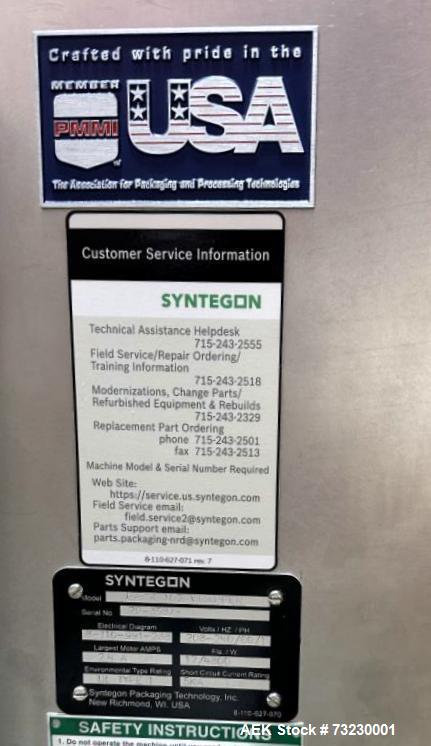 Syntegon Horizontal Flow Wrapper, Model Pack 102.