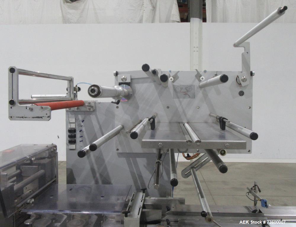 Bosch (Syntegon) Model Pack 201 Horizontal Wrapper with 2 Up Seal Jaws. 250 PPM