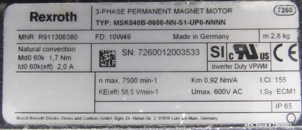 Bosch (Syntegon) Model Pack 201 Horizontal Wrapper with 2 Up Seal Jaws. 250 PPM
