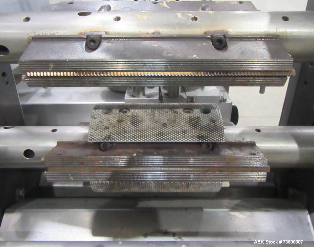 Bosch (Syntegon) Model Pack 201 Horizontal Wrapper with 2 Up Seal Jaws. 250 PPM