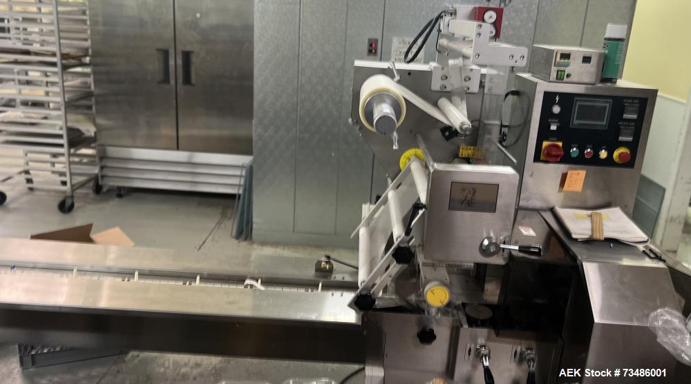Used Packaging Aids FW 400F Horizontal Flow Wrapper | 120 PPM | Gas Flush | Tear Notch | Built 2022