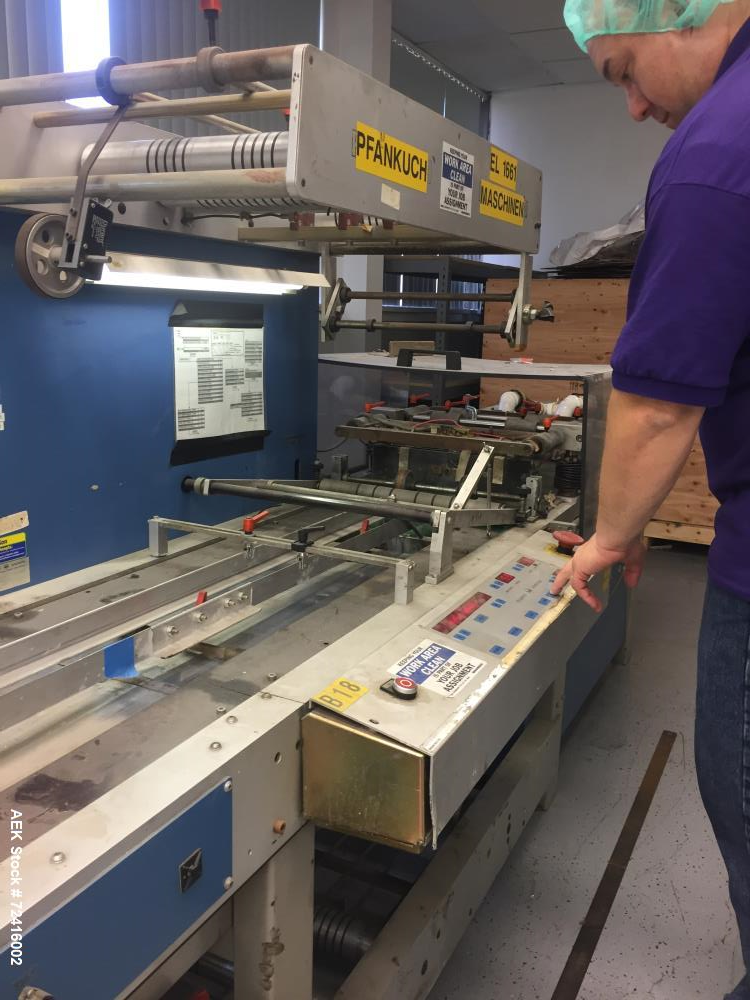 Used Pfankuch VP4508 Collating OPP Film Wrapping Line – Up to 120 Products/Min