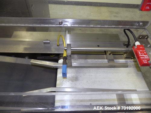 Used Rose Forgrove Integra Model RF602 Long Dwell Modified Atmosphere Horizontal Wrapper. Machine is capable of speeds up to 110 packages per minute. Has a package size range: (Width) 3/4" to 10", (H...