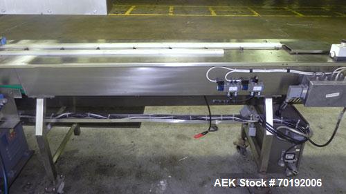 Used Rose Forgrove Integra Model RF602 Long Dwell Modified Atmosphere Horizontal Wrapper. Machine is capable of speeds up to 110 packages per minute. Has a package size range: (Width) 3/4" to 10", (H...
