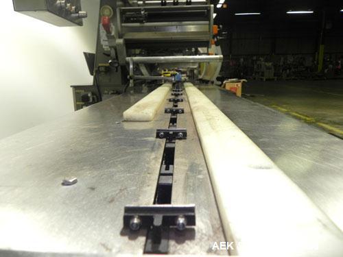 Used Rose Forgrove Integra Model RF602 Long Dwell Modified Atmosphere Horizontal Wrapper. Machine is capable of speeds up to 110 packages per minute. Has a package size range: (Width) 3/4" to 10", (H...