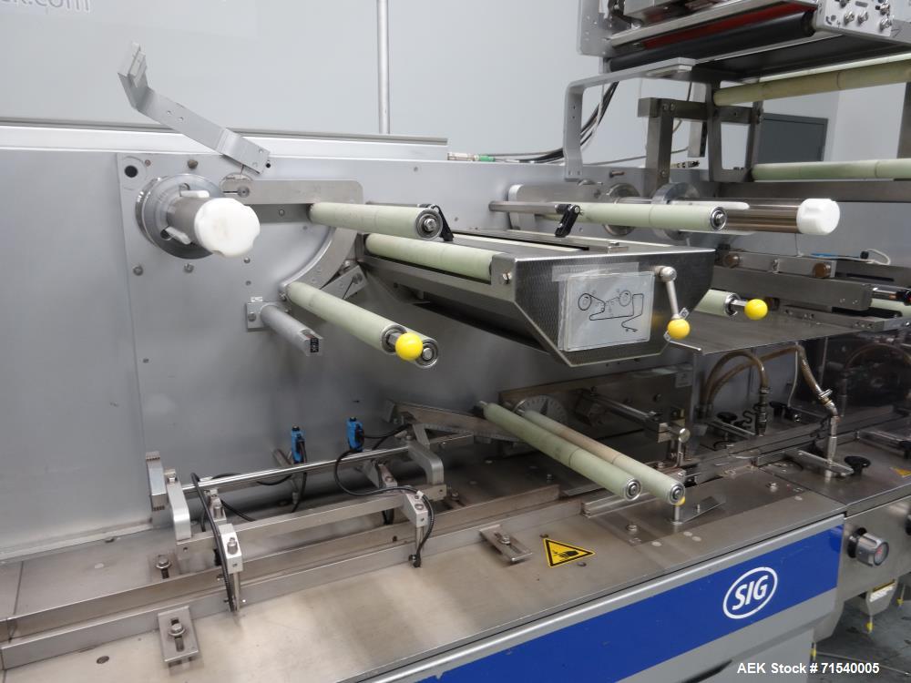 Used SIG Model HBL Horizontal Flow Wrapper for Long Dwell Hermetic Packaging.