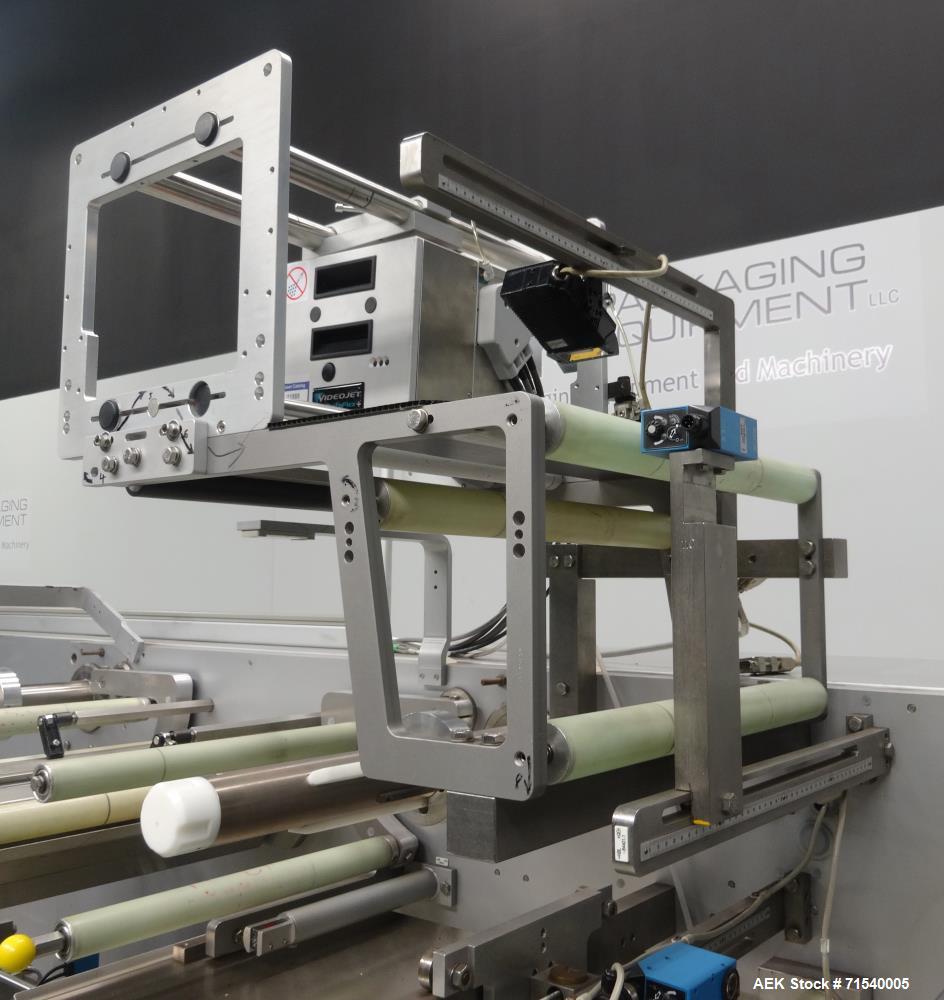 Used SIG Model HBL Horizontal Flow Wrapper for Long Dwell Hermetic Packaging.