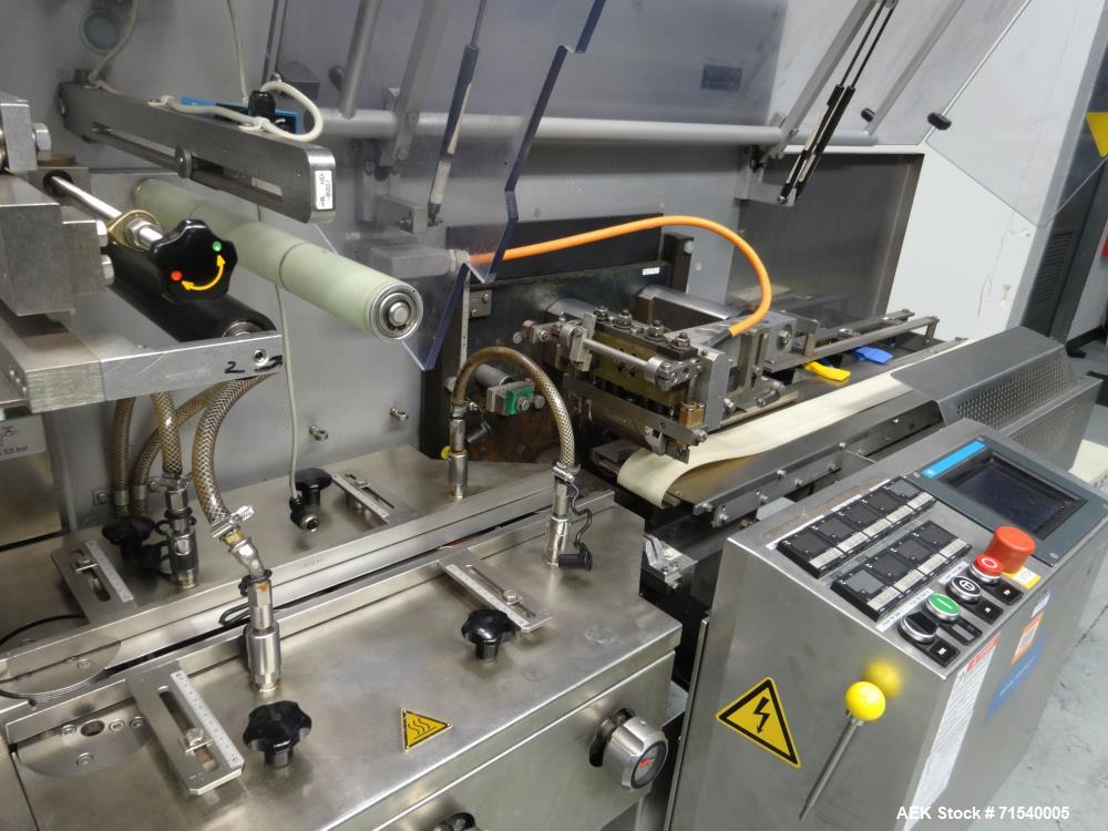 Used SIG Model HBL Horizontal Flow Wrapper for Long Dwell Hermetic Packaging.
