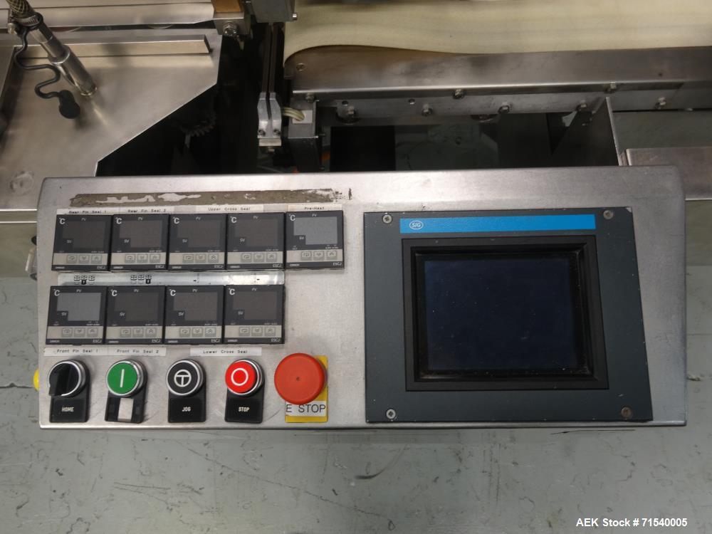 Used SIG Model HBL Horizontal Flow Wrapper for Long Dwell Hermetic Packaging.
