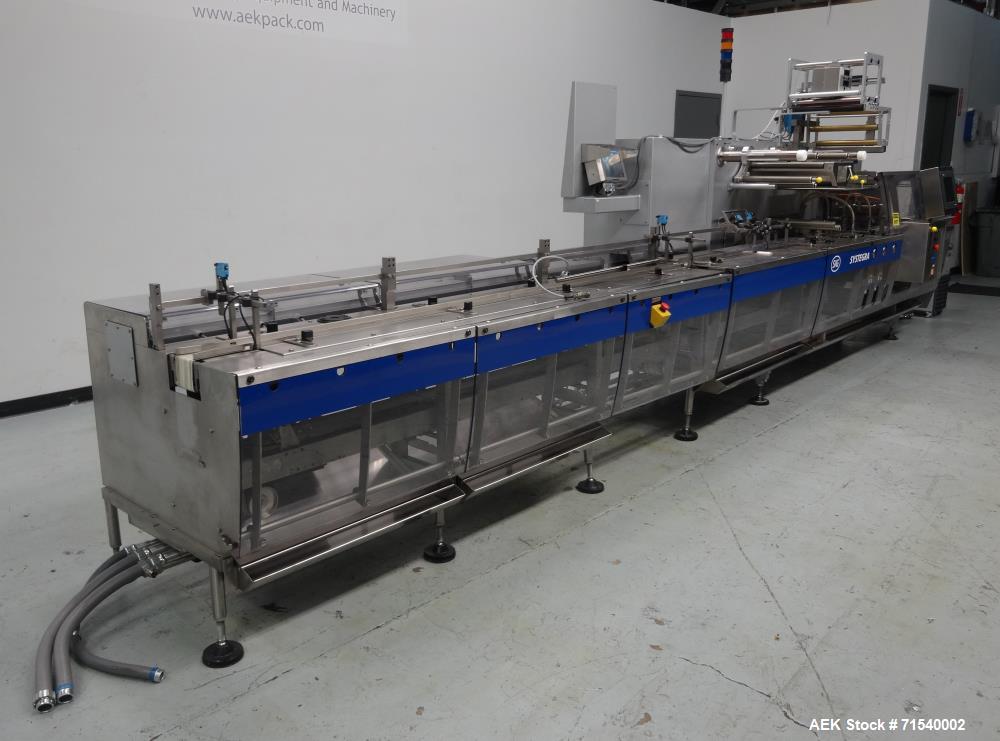 Used SIG Model HBL Horizontal Flow Wrapper for Hermetic Packaging