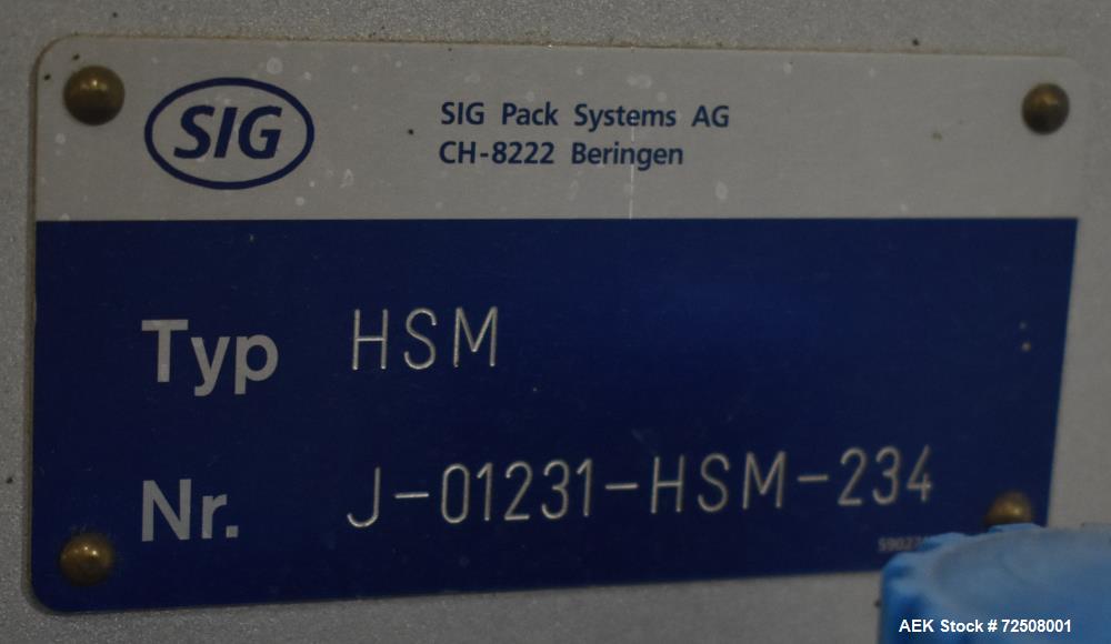 Sig (Syntegon/Bosch) Model HSM High Speed Horizontal Wrapper
