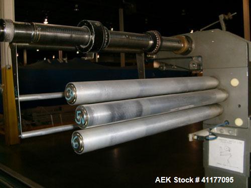 Used Allpac "Super Sanwrap" Wrapper. Model SSW is a fully automatic horizontal wrapper capable of speeds up to 120 PPM.  Has a 15' long stainless steel infeed. Ideal for sandwiches. Has belt discharg...