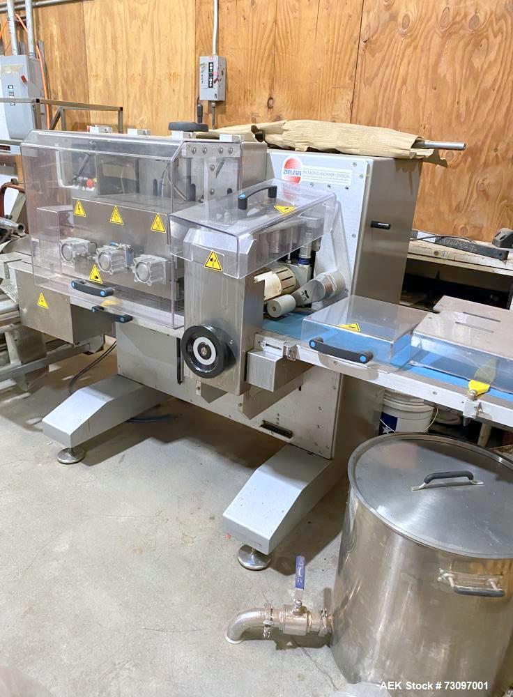 Delfin Inverted Seal Horizontal Flow Wrapper, Model Sirio 500-E