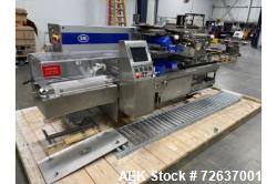 Used- SIG Horizontal Flow Wrapper, Model HBM. Wrapper is rated for speeds from 50 to 350 packages per minute. Has a 7.5" ser...