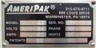Used Ameripak Model 140S Horizontal Wrapper capable of speeds up to 100 feet per minute. Printed Film Registered Wrapper is convertible with modular fin seal assemblies for either shrink or supported...