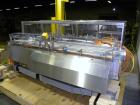 Used Bosch Sigpack HBL Horizontal Flow Wrapper. Capable of speeds up to 200 packages per minute. Machine has a package size range of: length 50 to 300mm, width up to 120mm, height up to 60mm. Has a m...