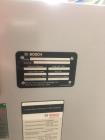 Used Bosch Horizontal Flow Wrapper, Model Pack 201. Machine is rated for speeds up to 450 packages per minute (depending on package size and changeparts). Has a size range of: 40 mm (1.5