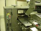 Used Doboy Mustang IV Horizontal Wrapper capable of speeds up to 150 cpm. 2 up unit with Markem 9820 hot stamp coder. Package size range up to 6-1/2
