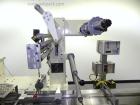 Used Doboy Mustang IV Horizontal Wrapper. Machine is capable of speeds up to 90 cpm. The Doboy is a 1 up unit with film registration and an Argus bar code scanner. Package size range: length up to 15...
