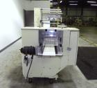 Used Doboy Model Mustang IV Horizontal Wrapper. Machine is capable of speeds up to 90 cpm. 1 up unit withh film registration andArgus bar code scanner. Package size range: length up to 15