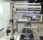 Used Doboy Model Mustang IV Horizontal Wrapper. Machine is capable of speeds up to 90 cpm. 1 up unit withh film registration andArgus bar code scanner. Package size range: length up to 15