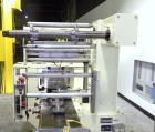 Used Doboy Model Mustang IV Horizontal Wrapper. Machine is capable of speeds up to 90 cpm. 1 up unit withh film registration andArgus bar code scanner. Package size range: length up to 15