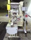 Used Doboy Mustang IV Horizontal Wrapper. Machine is capable of speeds up to 150 cpm. 1 up unit with film registration andArgus bar code scanner. Package size range: length up to 15