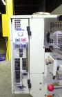 Used Doboy Mustang IV Horizontal Wrapper. Machine is capable of speeds up to 150 cpm. 1 up unit with film registration andArgus bar code scanner. Package size range: length up to 15