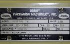 Used Doboy Mustang IV Horizontal Wrapper. Machine is capable of speeds up to 150 cpm. 1 up unit with film registration andArgus bar code scanner. Package size range: length up to 15