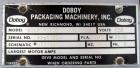 Used Doboy Model Scotty II Horizontal Flow Wrapper