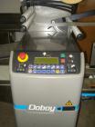 Used Doboy (Bosch) Horizontal Flow Wrapper, Model Stratus. Machine is capable of 20 to 75 packages per minute. Has two up crimping head. Has a package size range:4